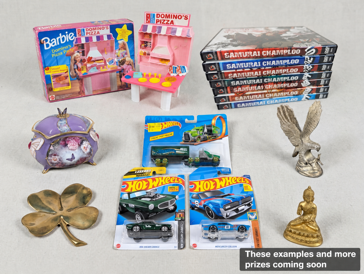 Premium items available in YadaList beta tester giveaway - These examples and more prizes coming soon